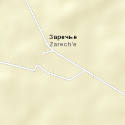 Zarech’ye Street Map