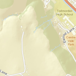 Sigget Lane, Todmorden, West Yorkshire Street Map