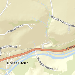 451 Halifax Road, Todmorden, West Yorkshire Street Map