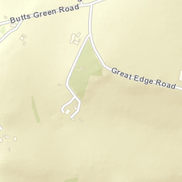 Great Edge Road, Halifax, West Yorkshire HX2 Street Map