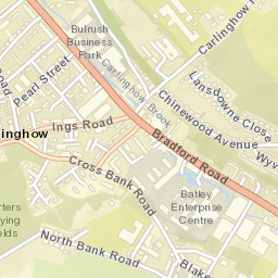 50 Cross Bank Road, Batley, West Yorkshire WF17, UK Street Map