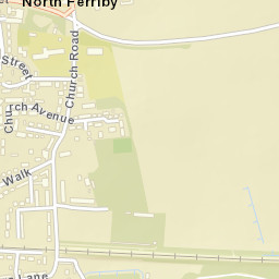 North Ferriby Street Map