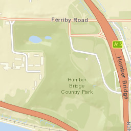 Humber Bridge, Hessle, East Riding of Yorkshire HU13, UK Street Map