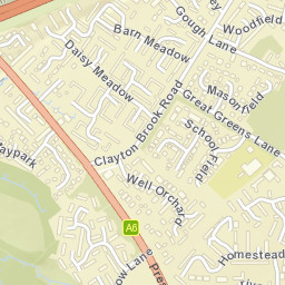 97 Clayton Brook Road, Clayton-le-Woods Street Map