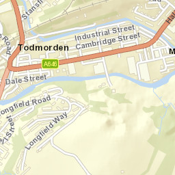 Todmorden Street Map