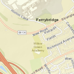 Ferrybridge Street Map