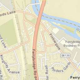 2 The Square, Knottingley, West Yorkshire Street Map