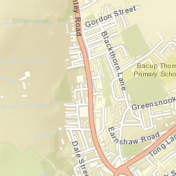 Bacup Street Map