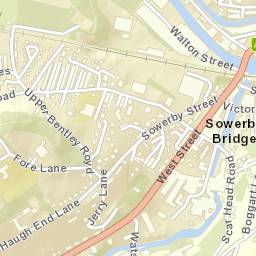 24 Hillside View, Sowerby, Calderdale HX6 Street Map
