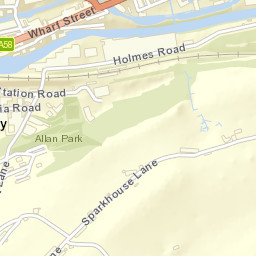 Sowerby Bridge Street Map