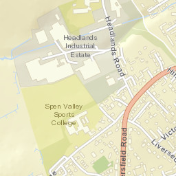 Liversedge Street Map