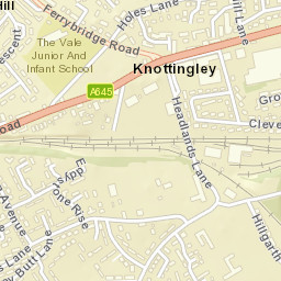 Knottingley Street Map