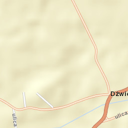 Dźwierzuty Street Map