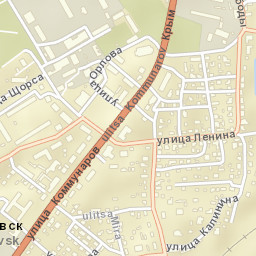 Plavsk Street Map