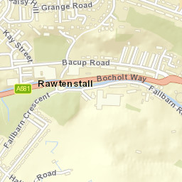 Rawtenstall Street Map
