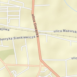 Ostróda Street Map