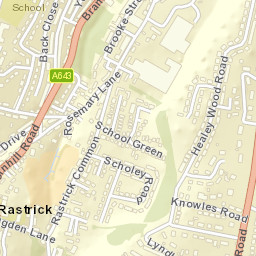 Rastrick Street Map