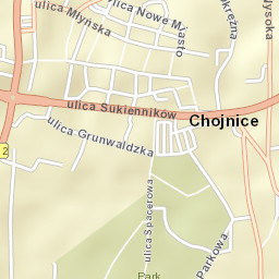 Chojnice Street Map