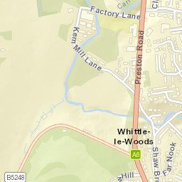 230 Preston Road, Chorley, Lancashire PR6 Street Map