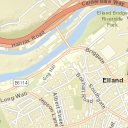 Elland Street Map