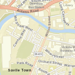 11 Mill Street West, Dewsbury, West Yorkshire Street Map