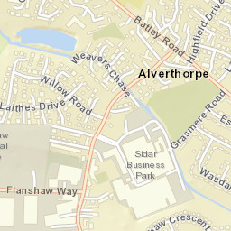 178 Batley Road, Wakefield, West Yorkshire Street Map