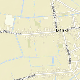 9 Church Road, Banks, Lancashire PR9, UK Street Map