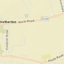 186 South Road, Bretherton, Leyland, Lancashire Street Map