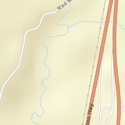 Red Rock Road West, Prince George, BC Street Map