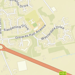 Greaves Hall Avenue, Banks, Lancashire Street Map