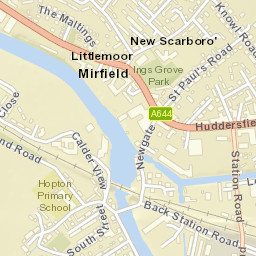 Mirfield Street Map
