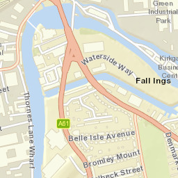 Wakefield, West Yorkshire WF1, UK Street Map