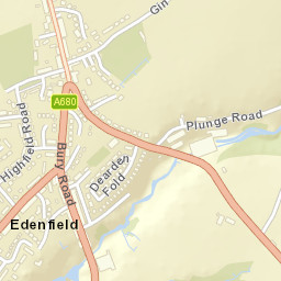 Edenfield Street Map