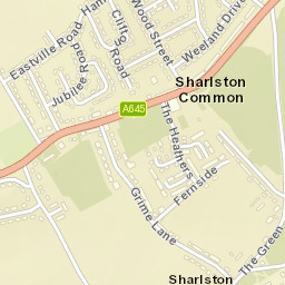Sharlston Street Map