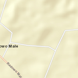 Radowo Małe Street Map