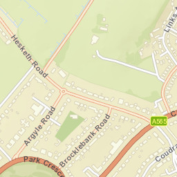 54 Fleetwood Road, Southport, Merseyside Street Map