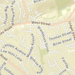 Lindley, Huddersfield, Kirklees HD3, UK Street Map