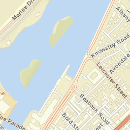 Marine Parade, Southport, Merseyside PR8, UK Street Map