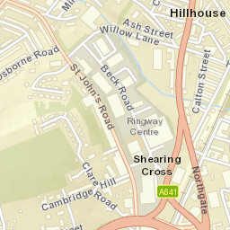 19 Clement Street, Huddersfield, Kirklees HD1 Street Map