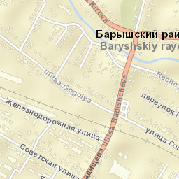Barysh Street Map