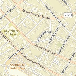 13-21 Sussex Road, Southport, Merseyside PR9, UK Street Map