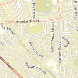 Chorley Street Map