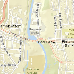 Ramsbottom Street Map