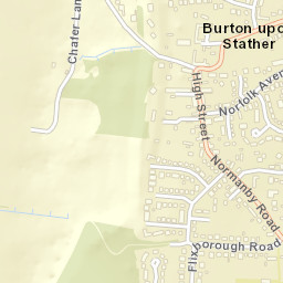 Burton upon Stather Street Map