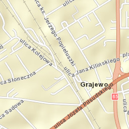 Grajewo Street Map