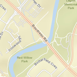 Boudreau Road, St. Albert, AB T8N, Canada Street Map