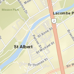 Saint Albert Trail, St. Albert, AB T8N 5Z5 Street Map