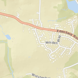 Edenfield Road, Rochdale, Greater Manchester Street Map