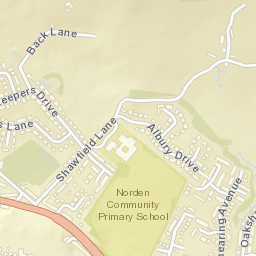 Shawfield Lane, Rochdale, Greater Manchester Street Map