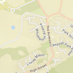 Campsall Street Map